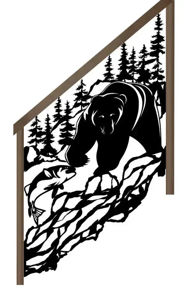 Bear railing pattern