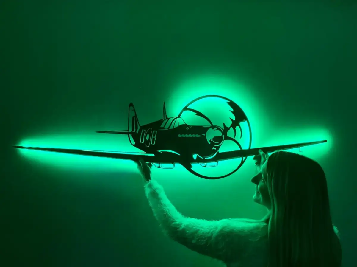 Spitfire wall art